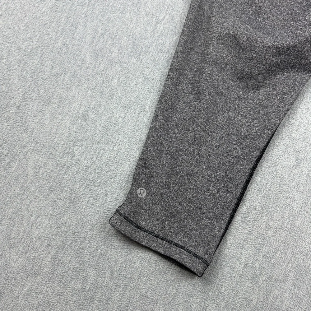 Lululemon Leggings Womens 8 Gray Smooth Stride Cropped 17